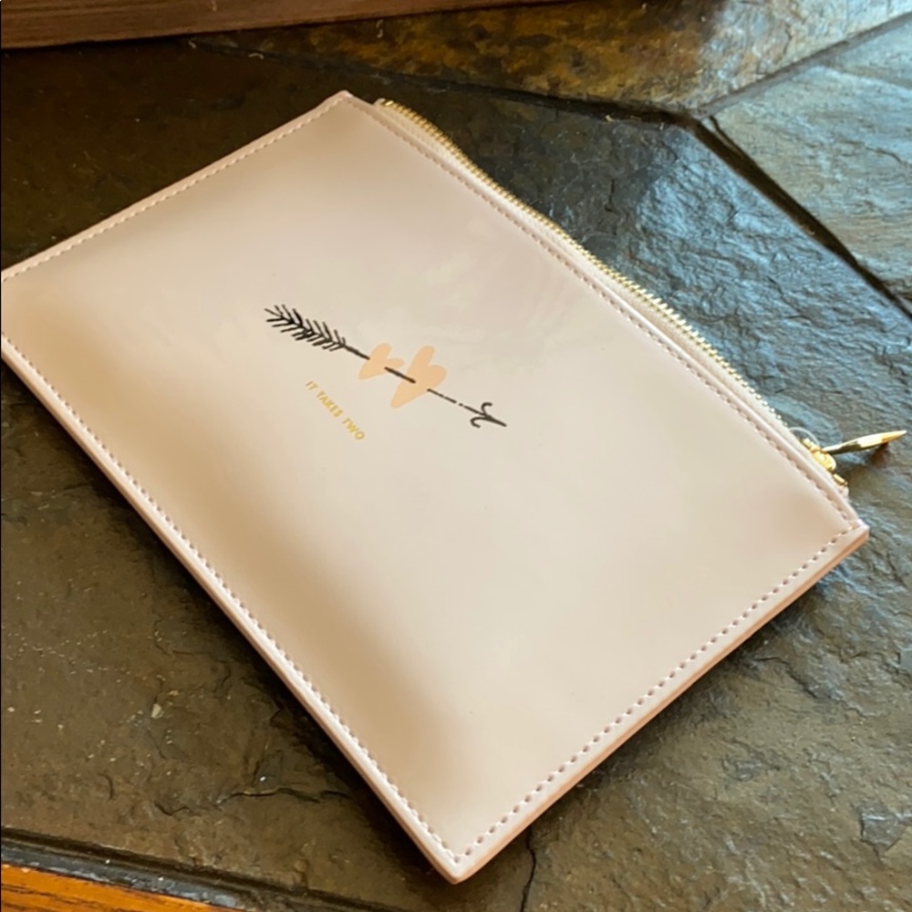 Kate Spade New York Two Hearts Bridal Pencil Pouch